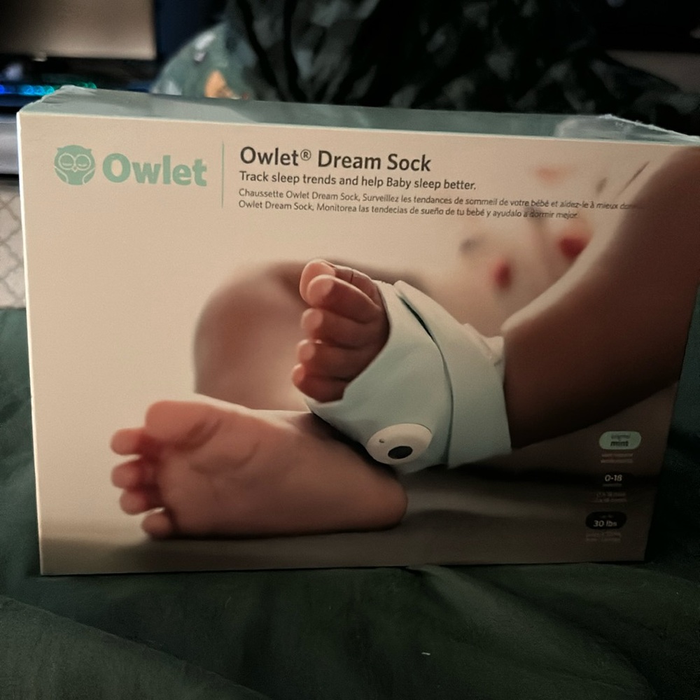 Unopened Owlet Dream Sock
